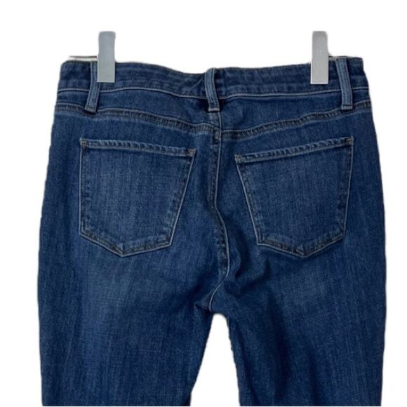 Talbots Women’s Jeans Flawless 5 Pocket Crop Raw Hem Mid Rise Size 4P - Picture 7 of 10